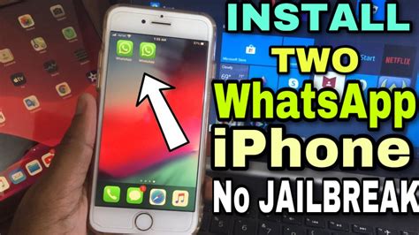 install 2 whatsapp on iphone.